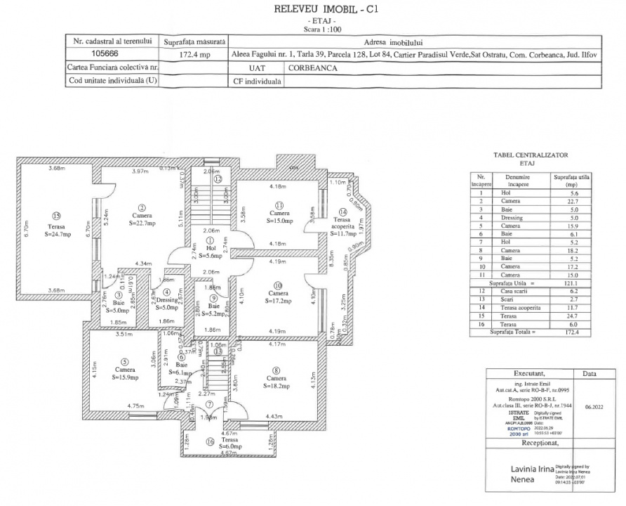 CORBEANCA-PARADISUL VERDE, VILA 507 MP, LOT 1.095 MP!