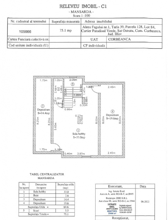 CORBEANCA-PARADISUL VERDE, VILA 507 MP, LOT 1.095 MP!