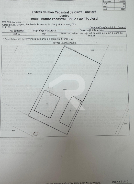 Gageni, casa care inseamna acasa, zona linistita, teren generos