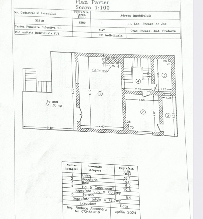  Vila cu 6 dormitoare in Breaza, lot teren 1289 mp