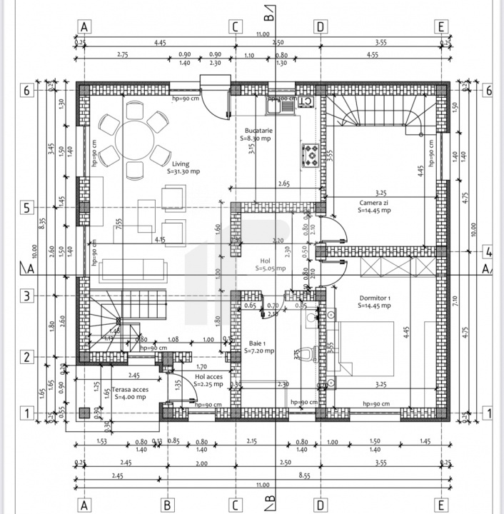 Buftea casa P+M 140 MP Lot 357 MP
