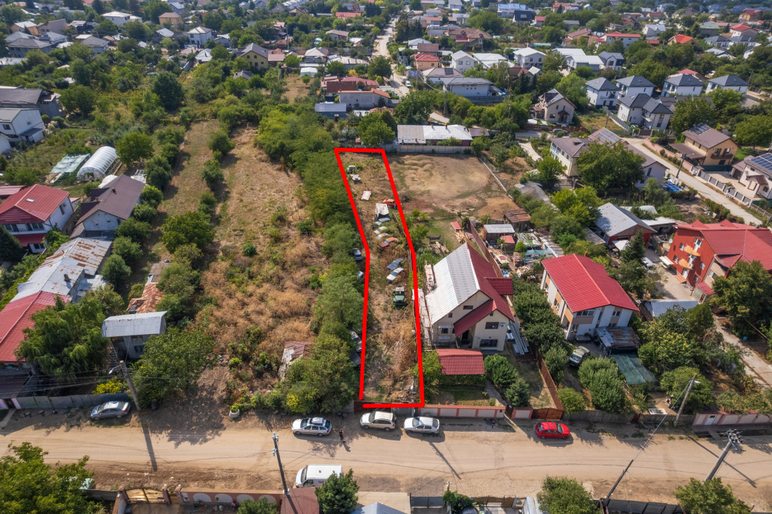 TUNARI - NICOLAE BALCESCU, TEREN CONSTRUCTII 1035 MP, FRONT 11 M! 