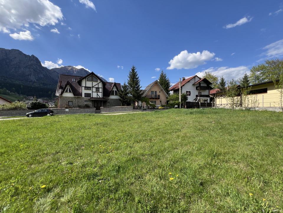 Teren 1407 mp Poiana Tapului. Vedere Bucegi .Tripla Deschidere