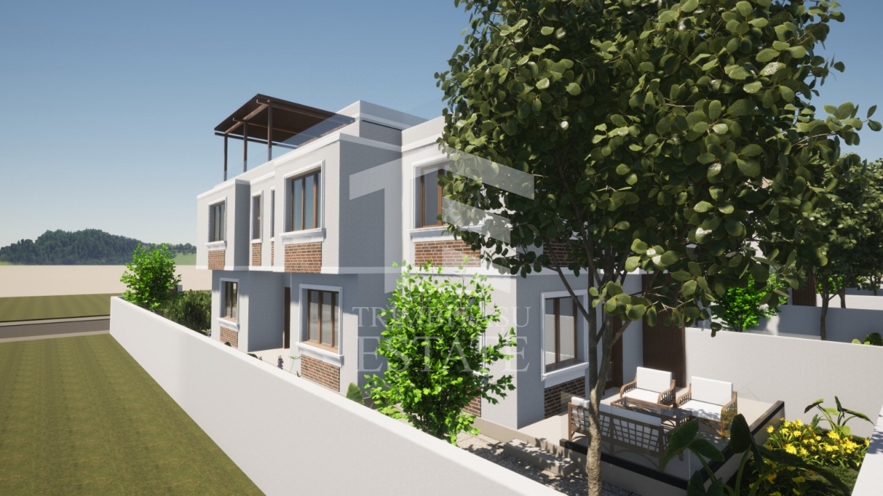 OVIDIU-POIANA- Vila tip duplex cu terasa circulabila.