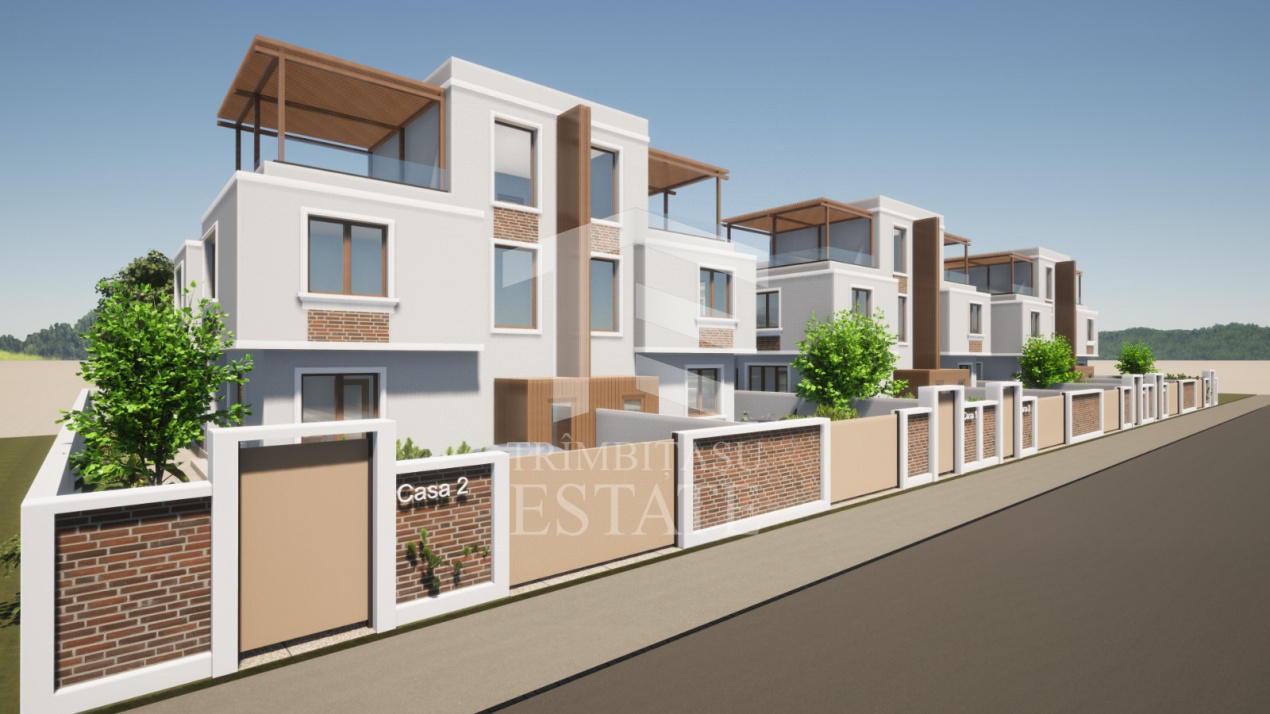 OVIDIU-POIANA- Vila tip duplex cu terasa circulabila.