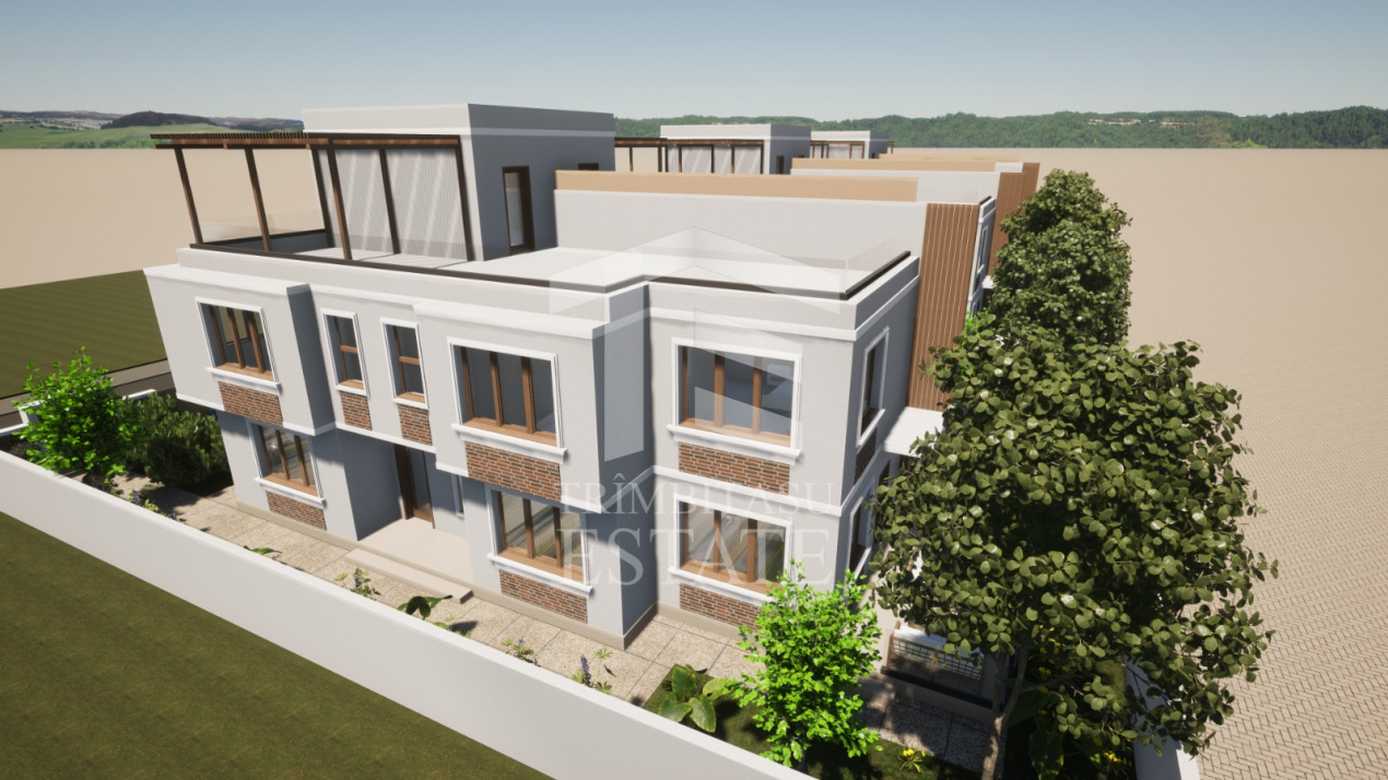 OVIDIU-POIANA- Vila tip duplex cu terasa circulabila.