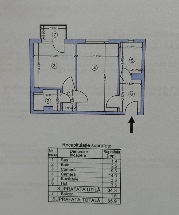 VITAN - Bobocica | 2 camere Etaj intermediar Renovat parțial